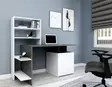 Skrivbord Hanah Home Melis Vit Antracit Spånskiva 146,3x73,8x60 cm - Skrivbord - 8682870728462 - 2