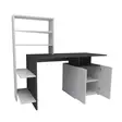 Skrivbord Hanah Home Melis Vit Antracit Spånskiva 146,3x73,8x60 cm - Skrivbord - 8682870728462 - 1