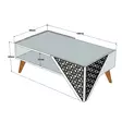 Soffbord Hanah Home Beril Cream Spånskiva 105x58x40 cm - Soffbord - 8681875183672 - 5