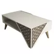 Soffbord Hanah Home Beril Cream Spånskiva 105x58x40 cm - Soffbord - 8681875183672 - 1
