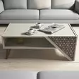 Soffbord Hanah Home Beril Cream Spånskiva 105x58x40 cm - Soffbord - 8681875183672 - 3