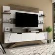 TV-bänk Hanah Home Deparo Valnöt Vit Spånskiva 180x148,6x29,5 cm - TV-bänkar - 8681875445022 - 5