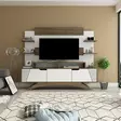 TV-bänk Hanah Home Deparo Valnöt Vit Spånskiva 180x148,6x29,5 cm - TV-bänkar - 8681875445022 - 2