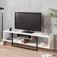 TV-bänk Hanah Home Asal 150 Vit Spånskiva 149,4x40,2x35,2 cm - TV-bänkar - 8681875670332 - 2