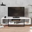 TV-bänk Hanah Home Asal 150 Vit Spånskiva 149,4x40,2x35,2 cm - TV-bänkar - 8681875670332 - 3