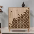 Förvaringsskåp Hanah Home Multilux 124 Sonoma Ek Spånskiva 95x111x36 cm - Skåp och byråer - 8681875380712 - 3