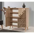 Förvaringsskåp Hanah Home Multilux 124 Sonoma Ek Spånskiva 95x111x36 cm - Skåp och byråer - 8681875380712 - 4