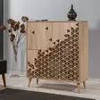 Förvaringsskåp Hanah Home Multilux 124 Sonoma Ek Spånskiva 95x111x36 cm - Skåp och byråer - 8681875380712 - 2
