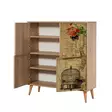 Förvaringsskåp Hanah Home Multilux Sonoma Ek Spånskiva 95x111x36 cm - Skåp och byråer - 8681875340952 - 6