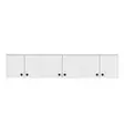 Förvaringsskåp Hanah Home EA103 Vit Spånskiva 179,6x43,6x37,5 cm - Skåp och byråer - 8683743764662 - 7