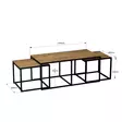 Soffbord Hanah Home Gigante Ek Spånskiva 120x50x60 cm - Soffbord - 8681875508642 - 7