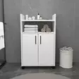 Förvaringsskåp Hanah Home Tiraks Vit Spånskiva 60x97,3x35 cm - Skåp och byråer - 8684283433902 - 2