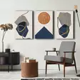 Canvastavla Wallity Flerfärgad Canvas 145x70 cm 3 Delar - Tavlor och ramar - 8684282625612 - 3