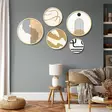 Inramad MDF-tavla Wallity Flerfärgad MDF 43,5x43,5 cm 5 Delar - Tavlor och ramar - 8684283551132 - 2