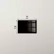 Glastavla Wallity Flerfärgad Glas 50x70 cm - Tavlor och ramar - 8683342793872 - 8