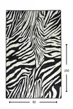 Gångmatta Conceptum Zebra Flerfärgad Polyester 80x200 cm - Små mattor och gångmattor - 8681875593822 - 4