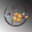 Väggdekor Metall Wallity Haiyang Flerfärgad Metall 70x62 cm - Dekorationer, prydnadsföremål - 8683742688402 - 5