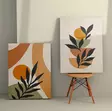 Canvastavla Wallity Flerfärgad Canvas 50x70 cm 2 Delar - Tavlor och ramar - 8684282409922 - 2