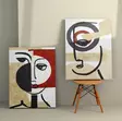 Canvastavla Wallity Flerfärgad Canvas 50x70 cm 2 Delar - Tavlor och ramar - 8684282409182 - 2