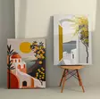 Canvastavla Wallity Flerfärgad Canvas 50x70 cm 2 Delar - Tavlor och ramar - 8684282411062 - 2
