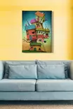 Canvastavla Wallity Flerfärgad Canvas 50x70 cm - Tavlor och ramar - 8681875609592 - 2