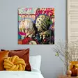 Glastavla Wallity Flerfärgad Glas 50x50 cm - Tavlor och ramar - 8684282240822 - 4