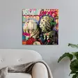 Glastavla Wallity Flerfärgad Glas 50x50 cm - Tavlor och ramar - 8684282240822 - 3