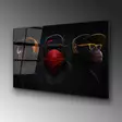Glastavla Wallity Flerfärgad Glas 70x100 cm - Tavlor och ramar - 8683742112822 - 6