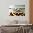 Glastavla Wallity Flerfärgad Glas 70x100 cm - Tavlor och ramar - 8683742114932 - 3