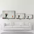 Glastavla Wallity Flerfärgad Glas 70x110 cm - Tavlor och ramar - 8684282911302 - 6