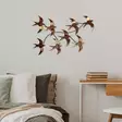 Väggdekor Metall Wallity Flying Birds Flerfärgad Metall 69x41x7 cm 3 Delar - Dekorationer, prydnadsföremål - 8683742873822 - 3