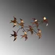 Väggdekor Metall Wallity Flying Birds Flerfärgad Metall 69x41x7 cm 3 Delar - Dekorationer, prydnadsföremål - 8683742873822 - 5