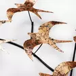 Väggdekor Metall Wallity Flying Birds Flerfärgad Metall 69x41x7 cm 3 Delar - Dekorationer, prydnadsföremål - 8683742873822 - 6