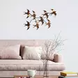 Väggdekor Metall Wallity Flying Birds Flerfärgad Metall 69x41x7 cm 3 Delar - Dekorationer, prydnadsföremål - 8683742873822 - 4