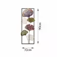 Väggdekor Metall Wallity Flerfärgad Metall 32x90 cm - Dekorationer, prydnadsföremål - 8683743098002 - 7