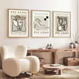 Inramad MDF-tavla Wallity Flerfärgad MDF 50x70 cm 3 Delar - Tavlor och ramar - 8684282976462 - 2