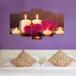 MDF-tavla Wallity Flerfärgad MDF 110x60 cm 5 Delar - Tavlor och ramar - 8681181230442 - 2