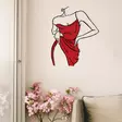 Väggdekor Metall Wallity Natalie Flerfärgad Metall Trä 56x70 cm - Dekorationer, prydnadsföremål - 8684282053712 - 3