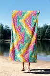 Strandhandduk Mijölnir Flerfärgad Mikrofilament 70x130 cm - Handdukar - 8684282665632 - 3
