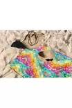 Strandhandduk Mijölnir Flerfärgad Mikrofilament 70x130 cm - Handdukar - 8684282665632 - 1