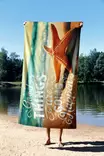 Strandhandduk Mijölnir Flerfärgad 70% Polyester 30% Polyamid Mikrofilament 90x150 cm - Handdukar - 8684282666172 - 3