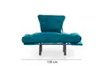 Öronlappsfåtölj Atelier del Sofa Nitta Petrolgrön Polyester 95x70x85 cm - Fåtöljer - 8681875833812 - 14