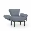 Öronlappsfåtölj Atelier del Sofa Nitta Grå Polyester 95x70x85 cm - Fåtöljer - 8681875833782 - 11
