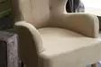 Öronlappsfåtölj Atelier del Sofa Karina Cream Sammet 73x80x87 cm - Fåtöljer - 8683342008082 - 4