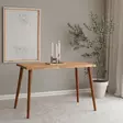 Skrivbord Hanah Home Cozy Natural Ek Massiv Furu 110x73x60 cm - Skrivbord - 8683342384292 - 3