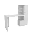 Skrivbord Hanah Home Merinos Vit Spånskiva 149,5x120x61,8 cm - Skrivbord - 8681181995112 - 1