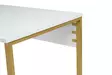 Skrivbord Nordure Twin White Guld Spånskiva 240x74x60 cm - Skrivbord - 8684282978572 - 6
