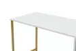 Skrivbord Nordure Twin White Guld Spånskiva 240x74x60 cm - Skrivbord - 8684282978572 - 7