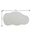 Spegel Hanah Home Baby Svart MDF 40x72x2,2 cm - Speglar - 8683743822652 - 8