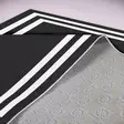 Matta Conceptum Hmnt755 Svart Vit Polyester 60x100 cm - Små mattor och gångmattor - 8683742607052 - 4